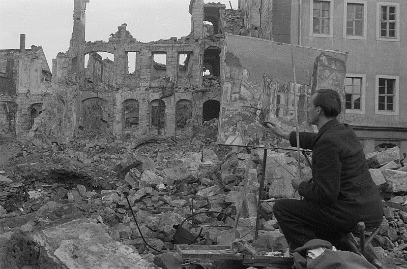 Jak wyglądało Drezno po bombardowaniu w lutym 1945 roku?