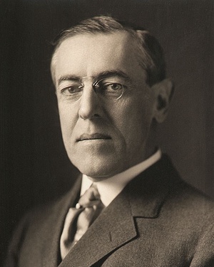 Prezydent Thomas Woodrow Wilson (domena publiczna)