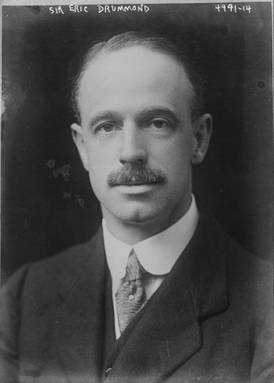 Eric Drummond, pierwszy sekretarz generalny Ligi Narodów (domena publiczna)