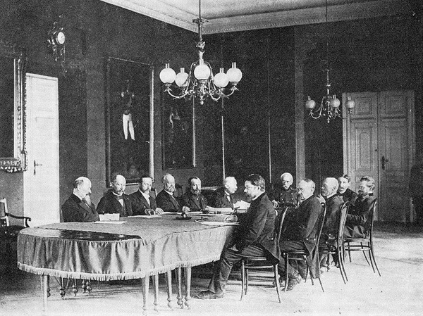 Ostatnie posiedzenie warszawskiego Magistratu z udziałem Sokratesa Starynkiewicza, 1892 rok