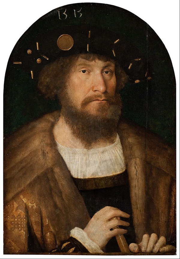 Christian II, król Danii (Michel Sittow, domena publiczna)