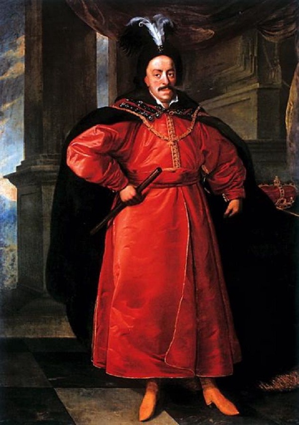 Król Jan II Kazimierz Waza w polskim stroju, portret autorstwa Daniela Schultza z 1649 roku