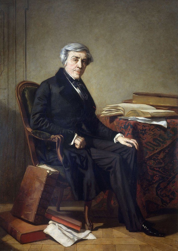 Jules Michelet (mal. Thomas Couture, 1865)