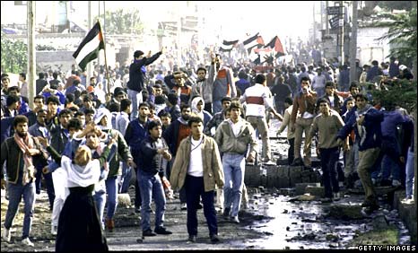 Protesty podczas pierwszej intifady